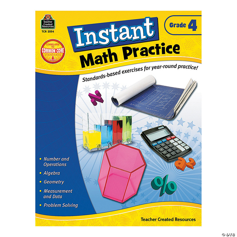 Instant Math Practice Grade 4 Image