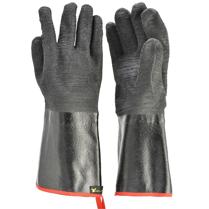 &#160;Insulated Waterproof BBQ, Smoker, Grill Cooking Gloves Image