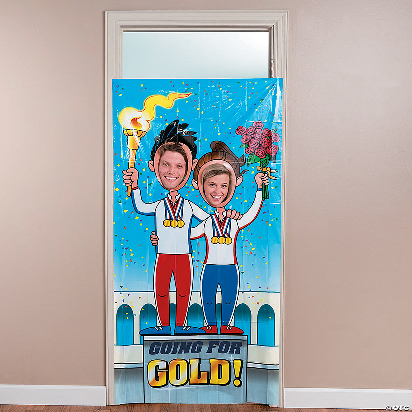 International Games Podium Photo Door Banner Image