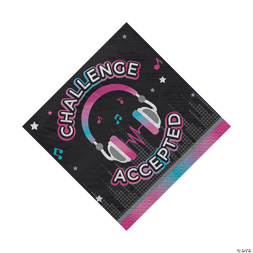 Internet Famous Challenge Accepted Luncheon Napkins - 16 Pc. Image