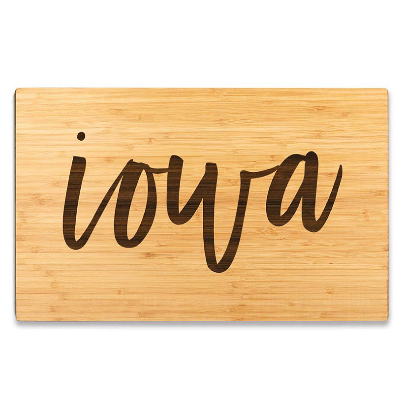 Iowa Bamboo Board 17.75x11 Image