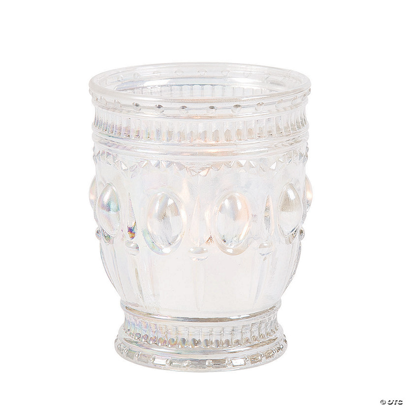 Iridescent Vintage Votive Candle Holders 6 Pc. Discontinued