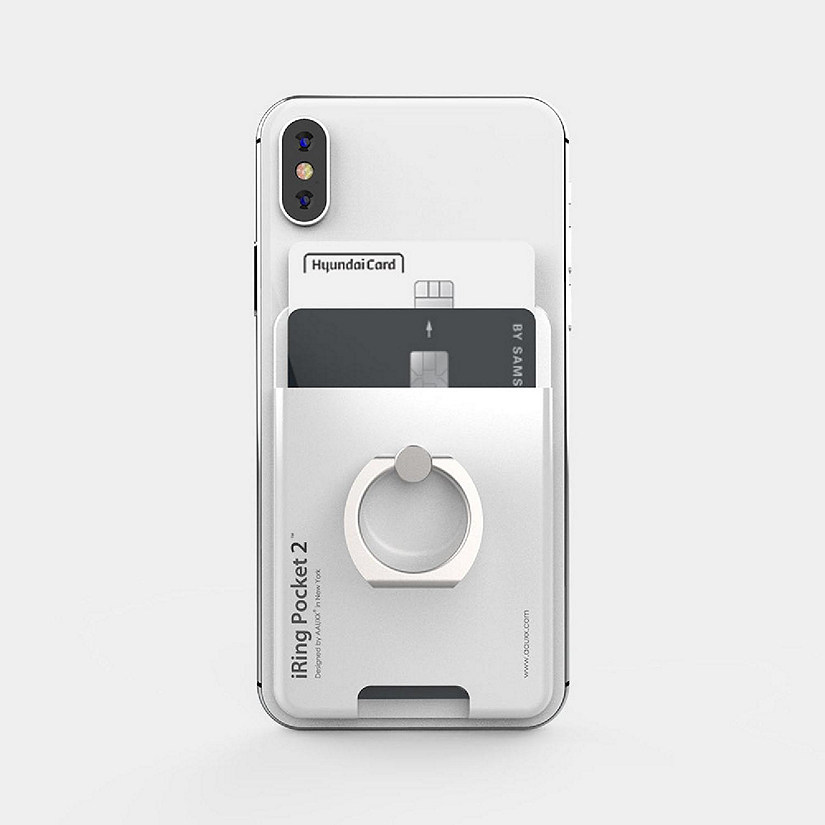 iRing Pocket Phone Grip (Pearl White) Image