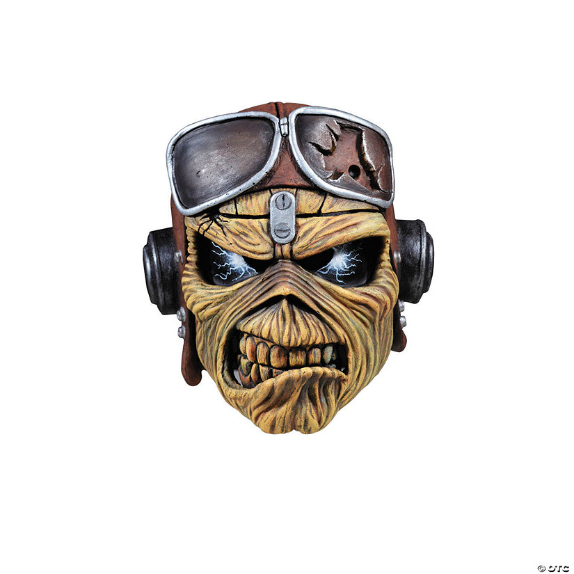 Iron Maiden Aces High Eddie Latex Mask  - One Size Image