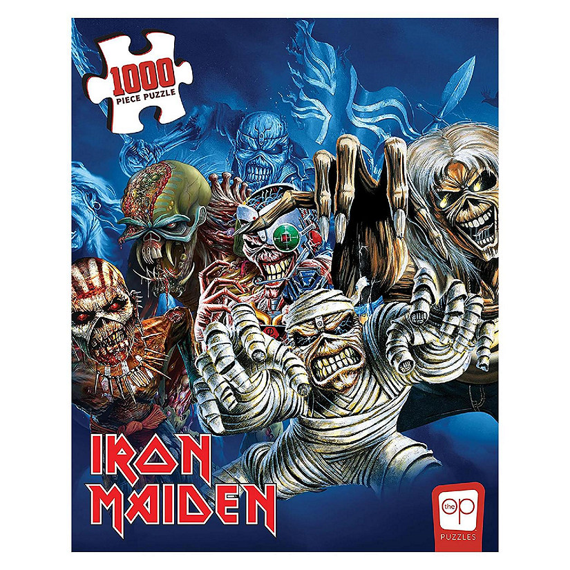 Iron Maiden Faces of Eddie 1000 Piece Jigsaw Puzzle Image