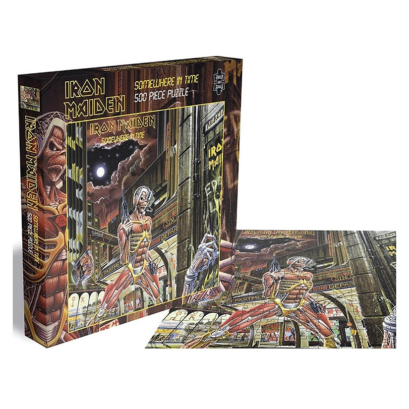 Iron Maiden Somewhere In Time 500 Piece Jigsaw Puzzle Image