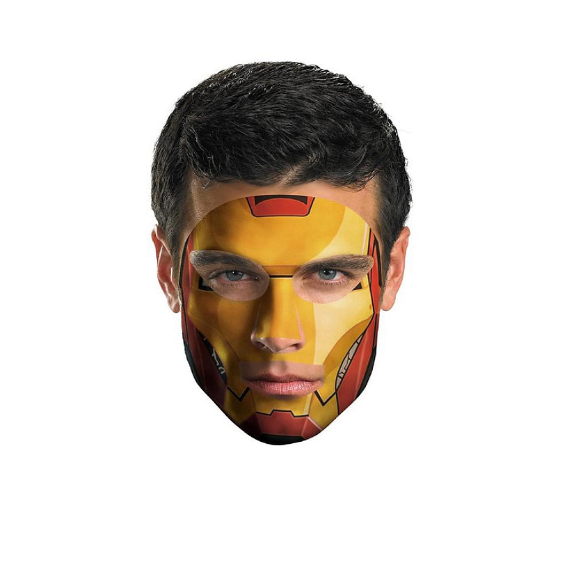 Iron Man Costume Face Tattoo Image