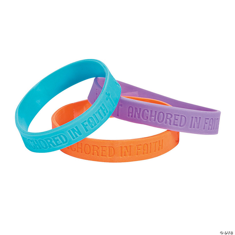 bright colored bracelets