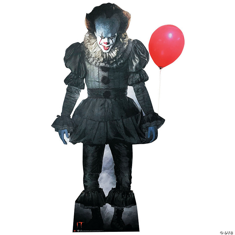 IT Pennywise Cardboard Stand-Up with Latex Balloon Image