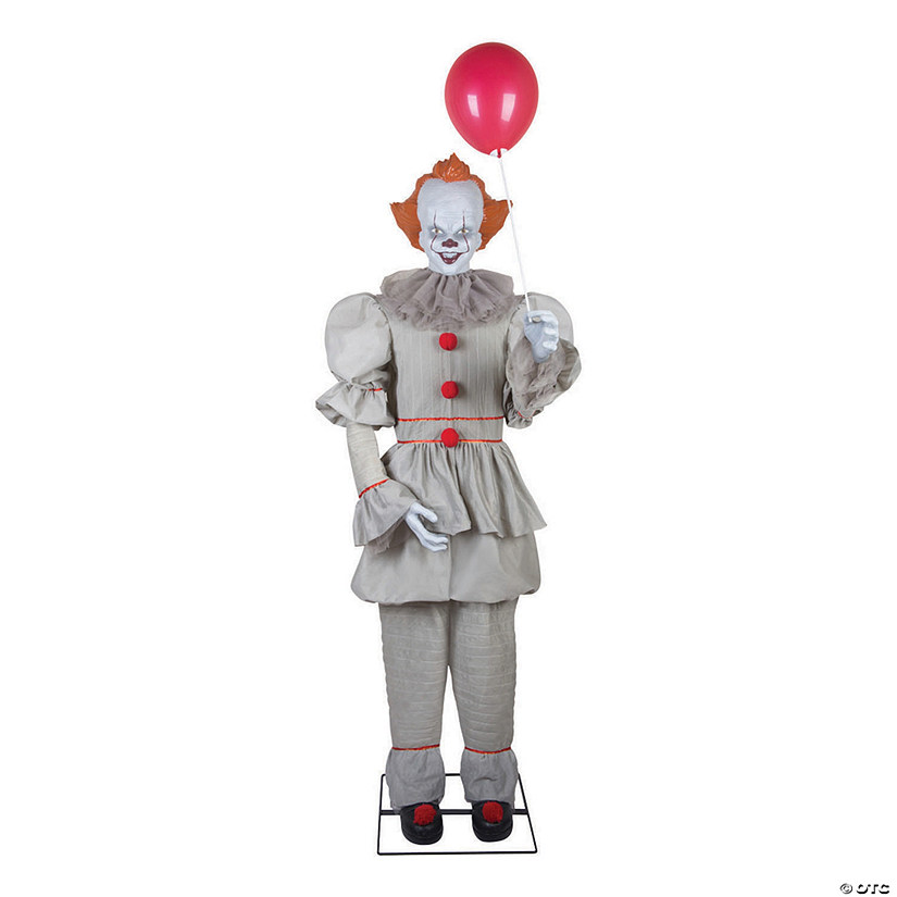 IT Pennywise&#8482; the Clown Life-Size Animated Prop Standing Halloween Decoration Image