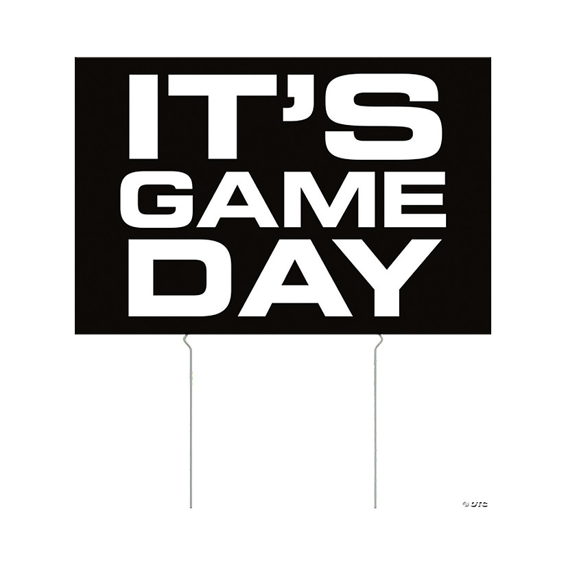 It&#8217;s Game Day Yard Sign Image