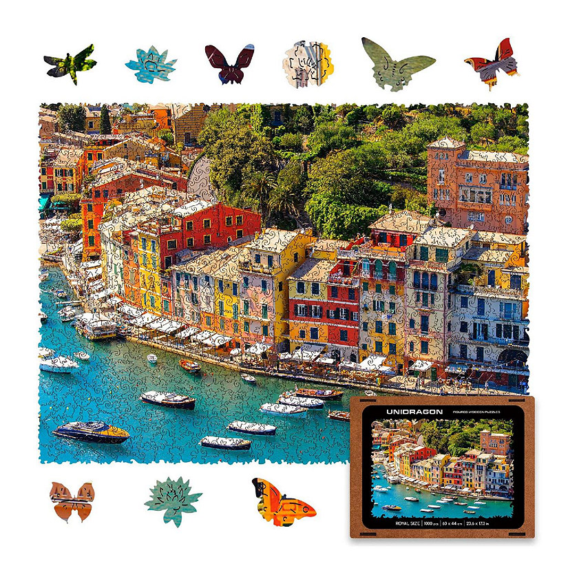 Italian Riviera 125 Piece Wooden Jigsaw Puzzle Image