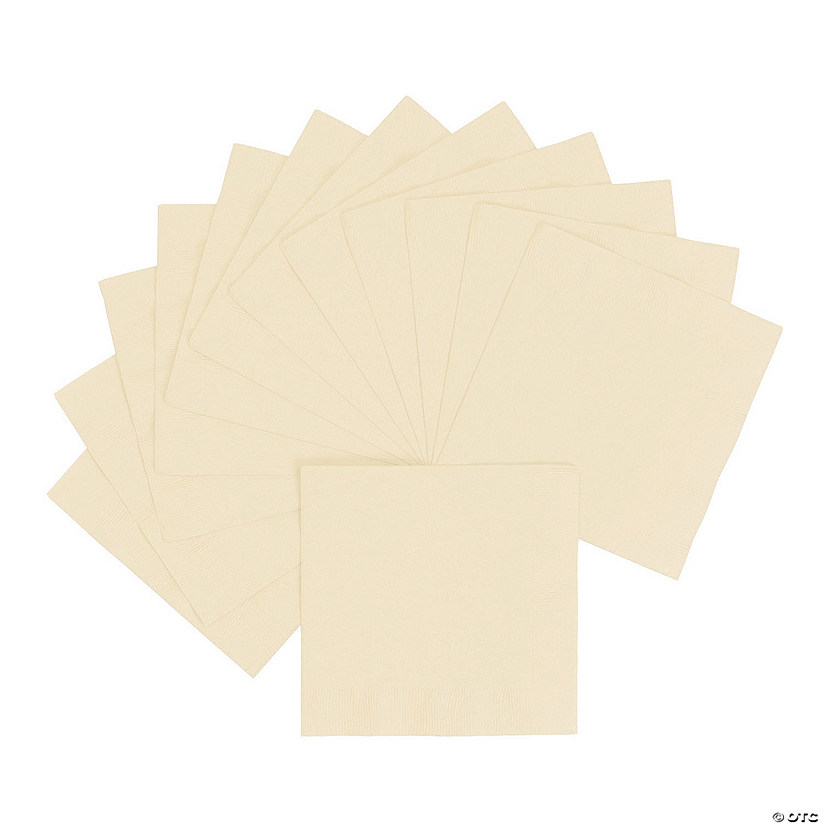 Ivory Luncheon Napkins 50 Pc. Oriental Trading