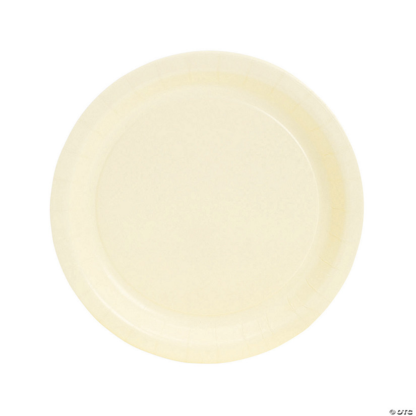 Ivory Paper Dinner Plates 24 Ct. Oriental Trading
