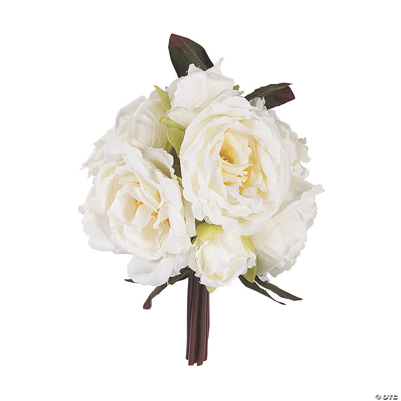 Ivory Peony Wedding Bouquet Oriental Trading