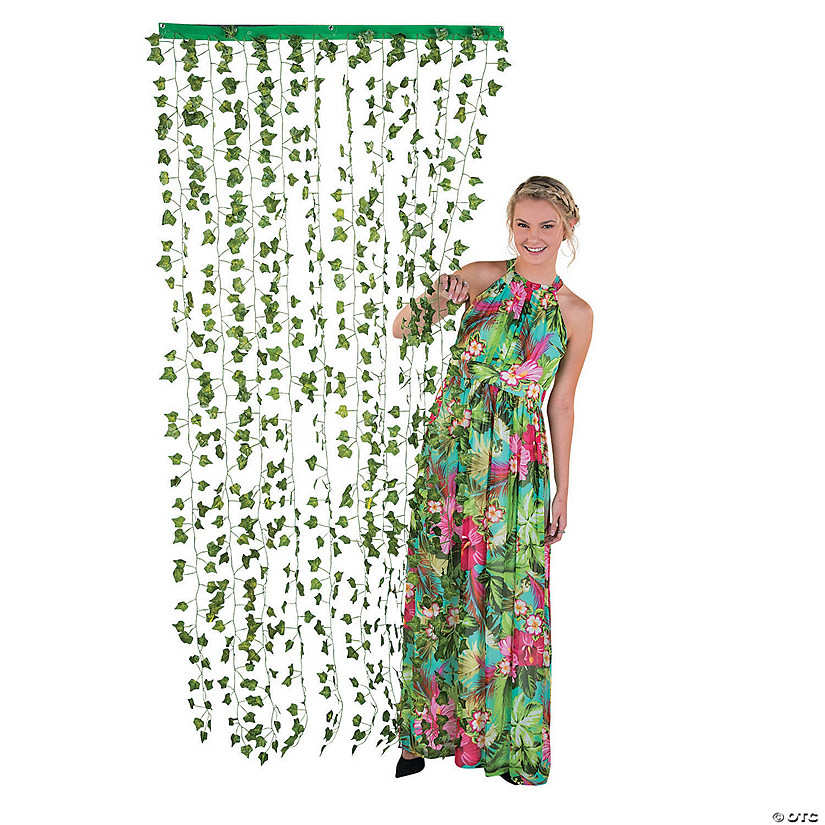 Ivy Greenery Door Polyester Curtain Image