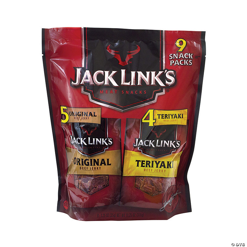 JACK LINKS Beef Jerky Variety Pack, 1.25 oz, 9 Count Image