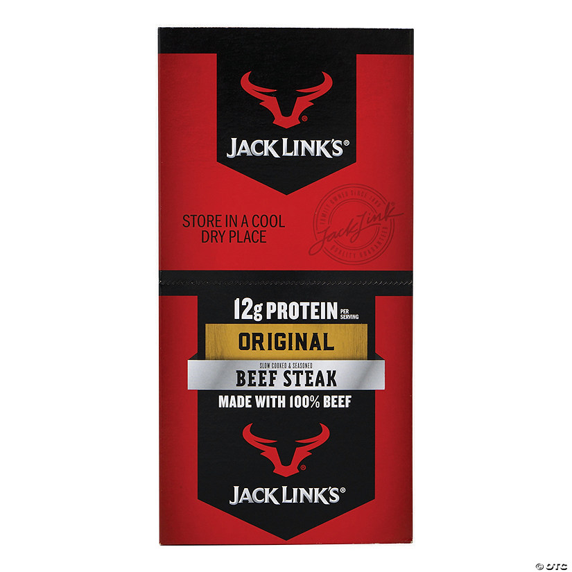 Jack Link's Original Beef Steak, 1 oz, 12 Count Oriental Trading