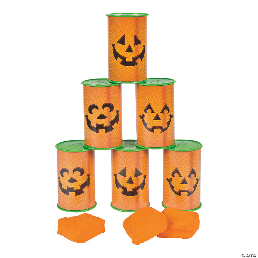 Jack-O’-Lantern Can Toss Game