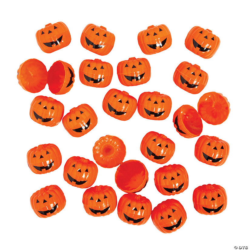 Jack-O&amp;#8217;-Lantern Containers - 24 Pc. Image