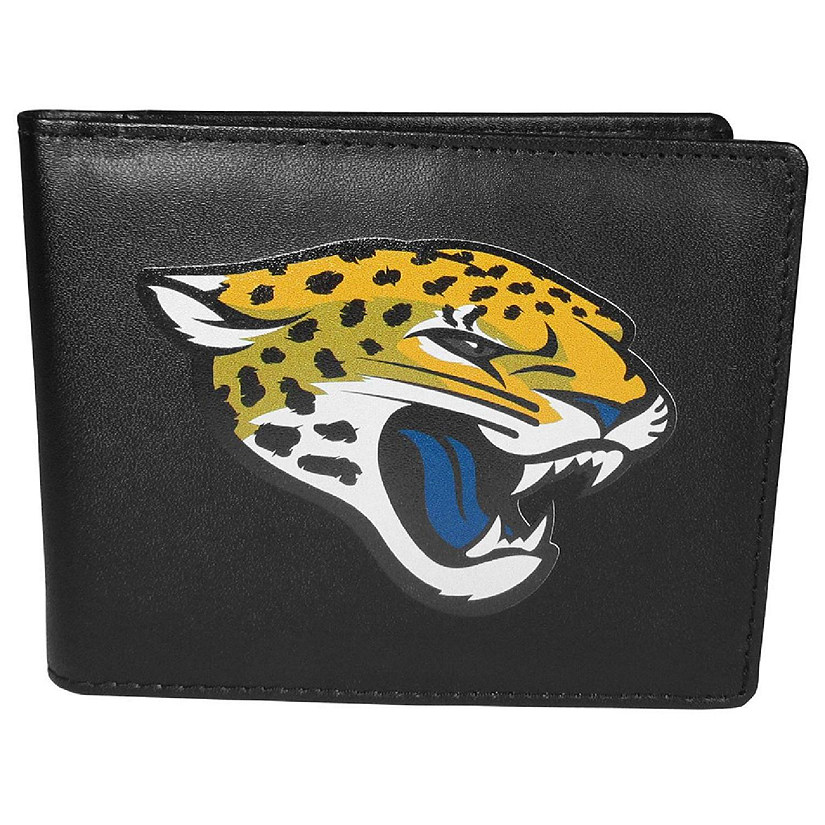 Jacksonville Jaguars Leather Bi-Fold Wallet, Large Logo