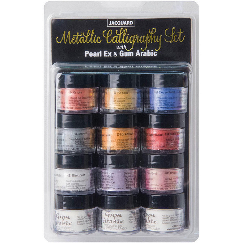 Jacquard PearlEx Metallic Calligraphy Set-Assorted Colors Image