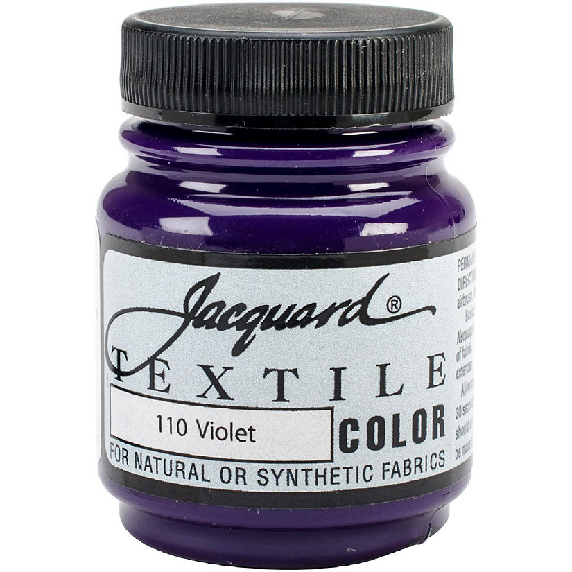Jacquard Textile Color Fabric Paint 2.25oz-Violet Image