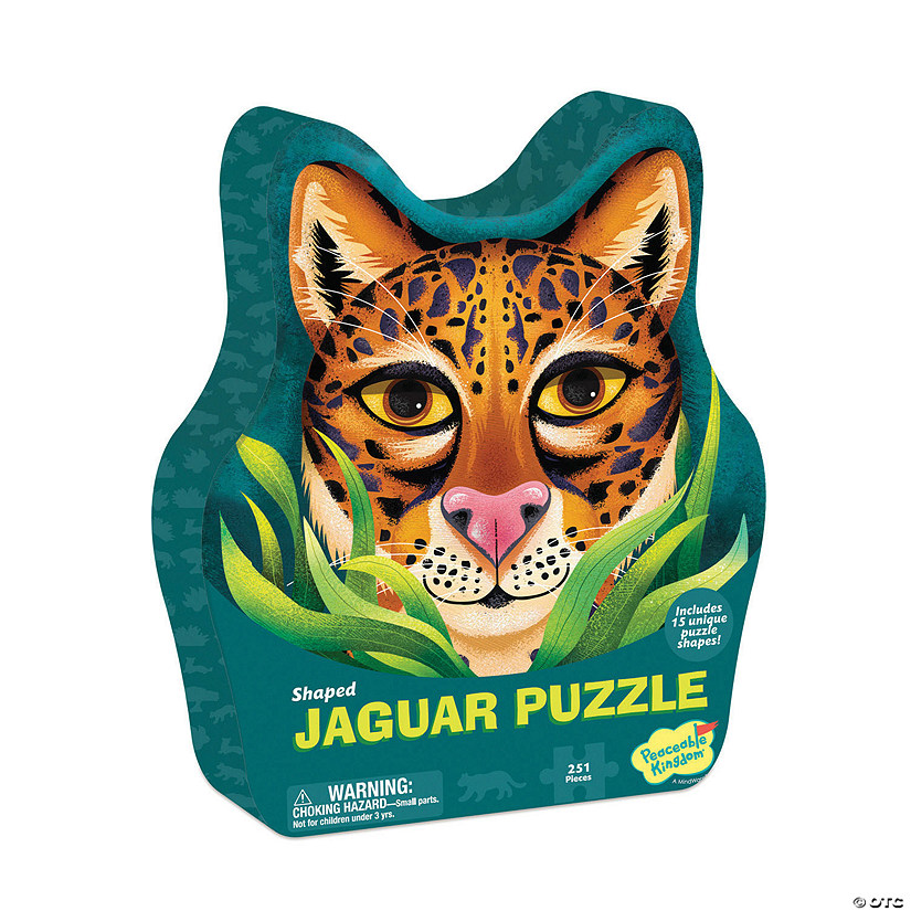Jaguar Shaped Puzzle Image