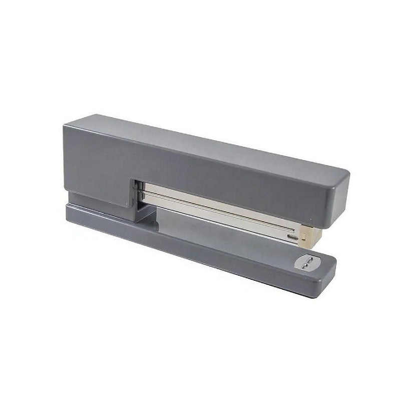 JAM PAPER Modern Desk Stapler, Gray, Sold Individually Image
