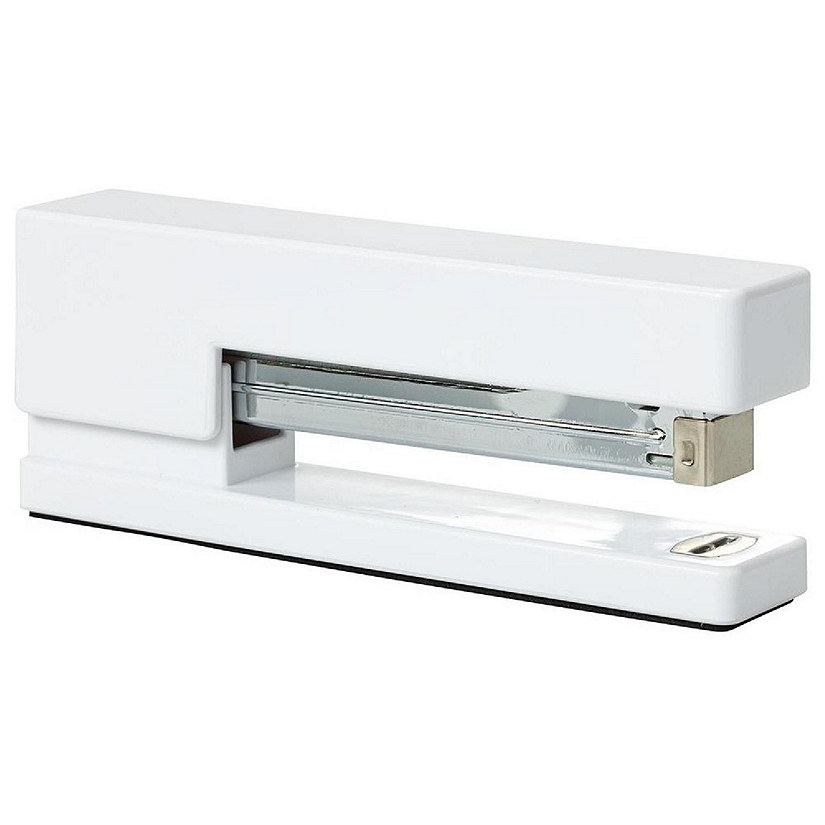JAM PAPER Modern Desk Stapler, White, Sold Individually Image