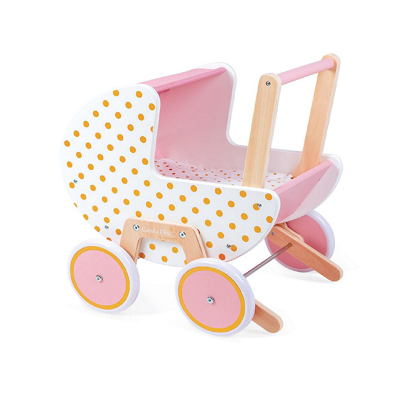 Janod Candy Chic - Doll'S Pram Image