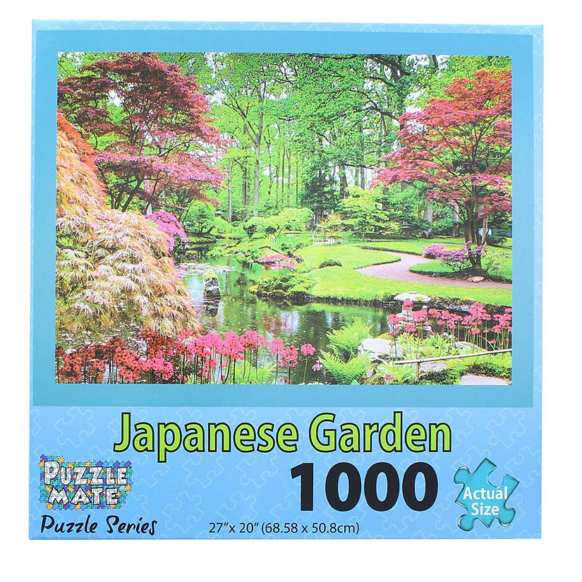 Japanese Garden 1000 Piece Jigsaw Puzzle Image
