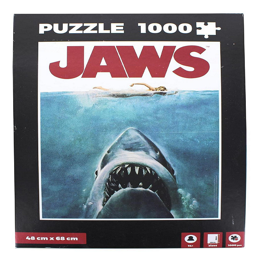 Jaws Movie Poster 1000 Piece Jigsaw Puzzle Image