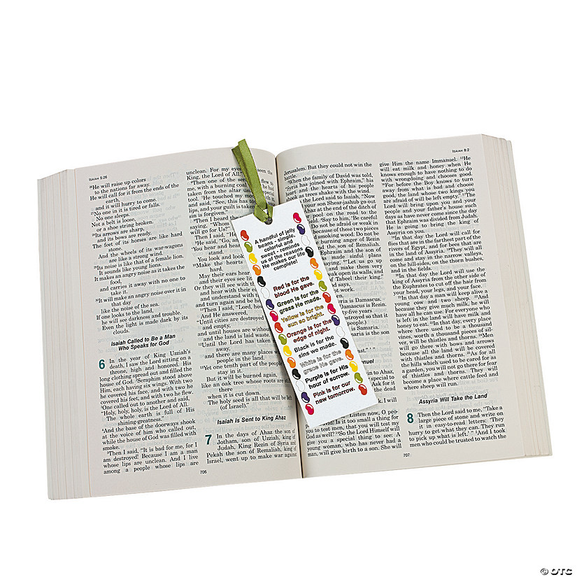 Jelly Bean Prayer Bookmarks Discontinued