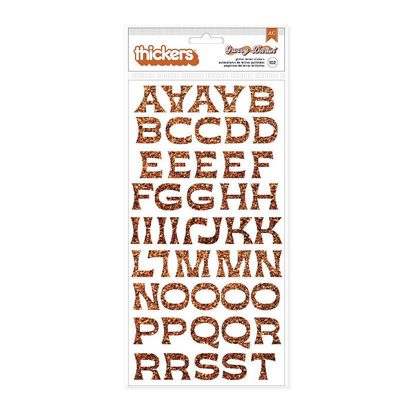 Jen Hadfield Groovy Darlin' Thickers-Alphabet Image
