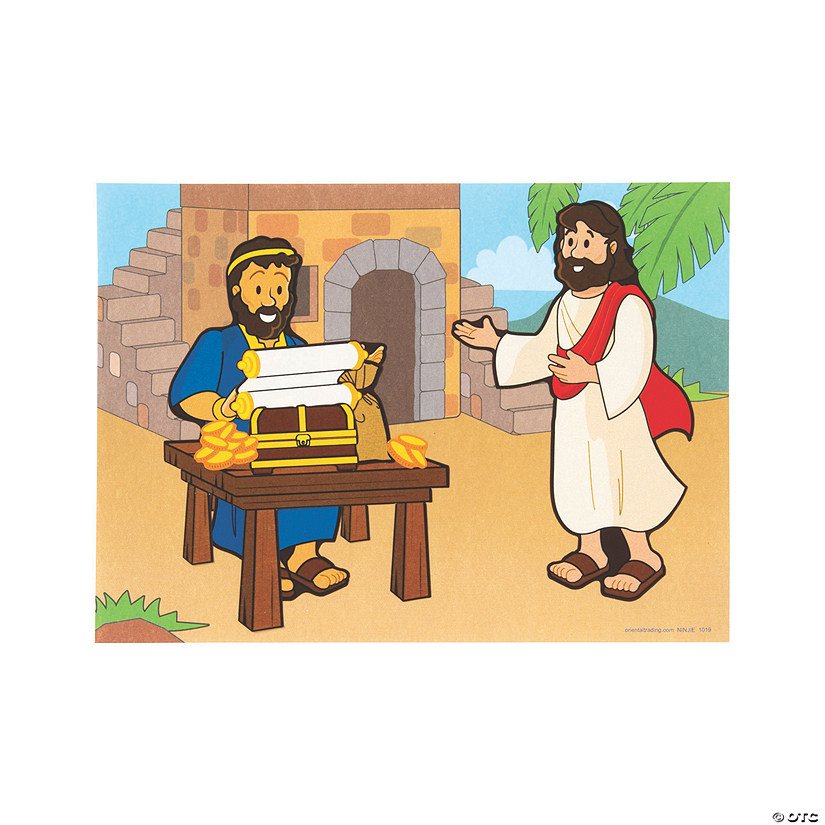 Jesus Calls Matthew Mini Sticker Scenes - 24 Pc. Image