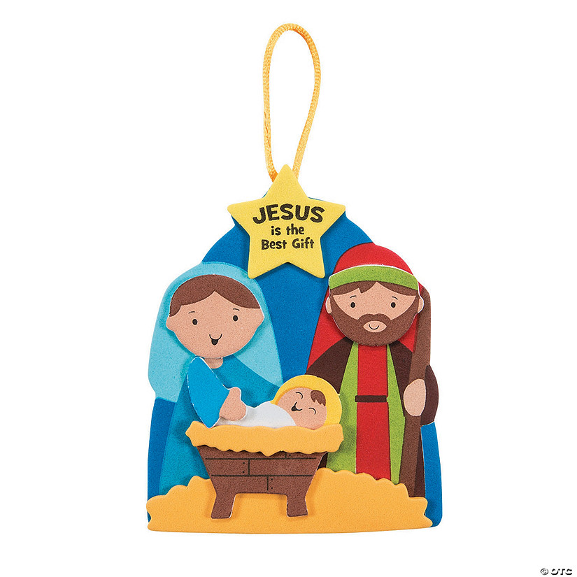 Jesus Gift Ornament Craft Kit - Makes 12 Image