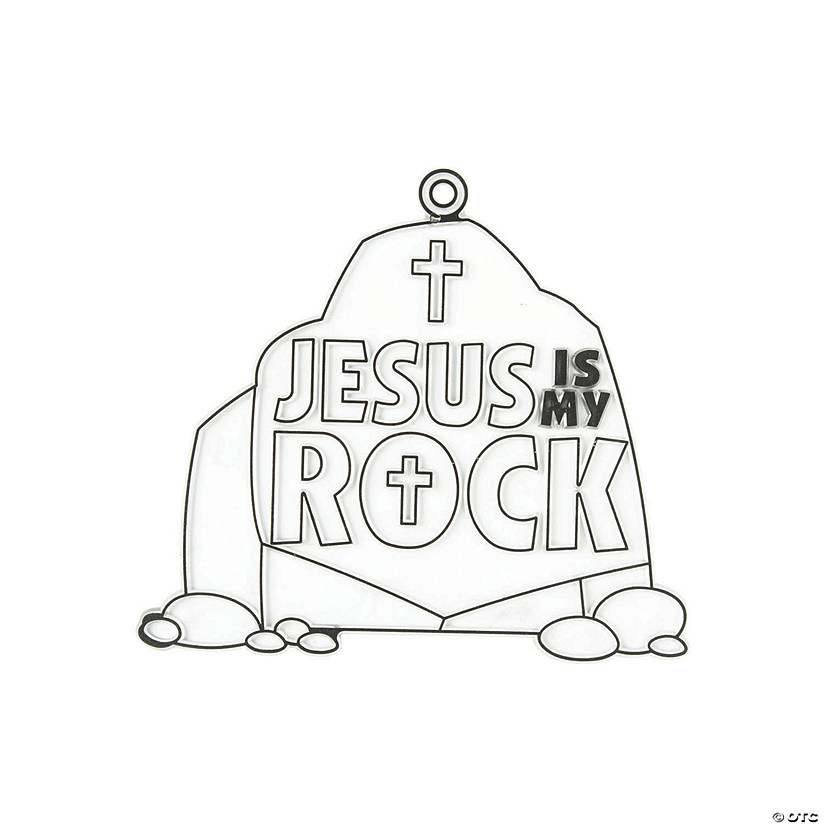 Jesus Is My Rock Suncatchers - 24 Pc. Image