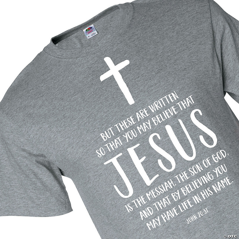 Jesus is the Messiah Adult's T-Shirt Image