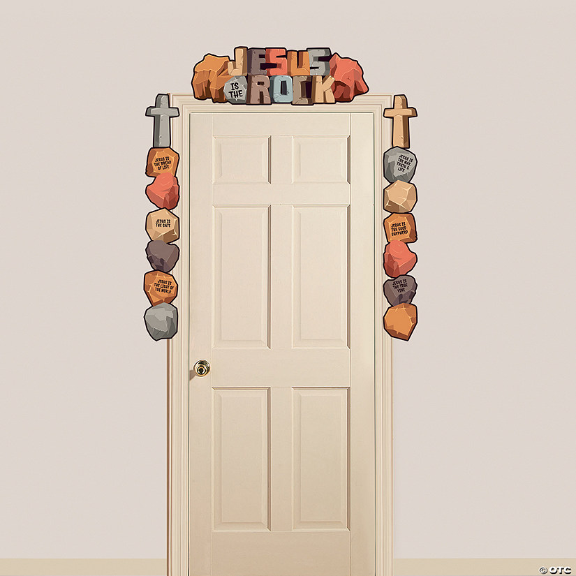 Jesus is the Rock Classroom Door Border 10 Pc. Oriental Trading