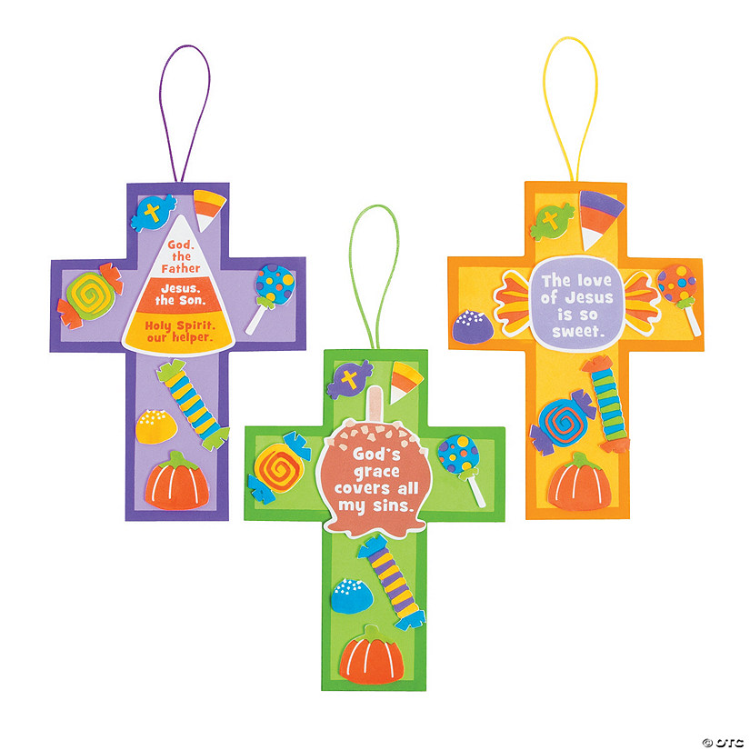 Jesus&#8216; Love is So Sweet Cross Sign Craft Kit- Makes 12 Image
