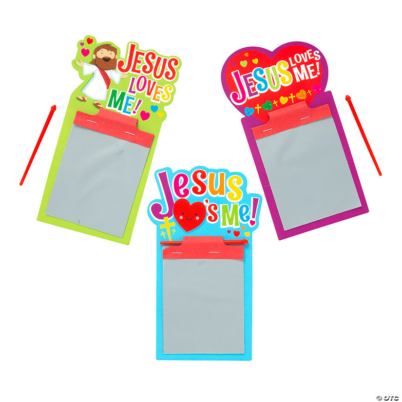Jesus Loves Me Magic Screens - 12 Pc. Image