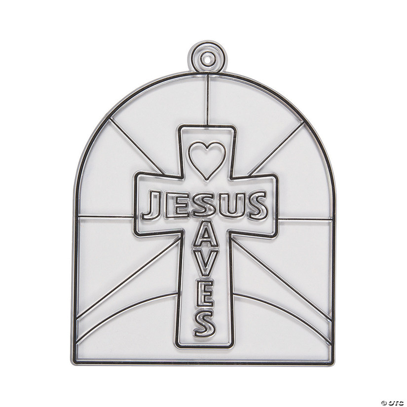 Jesus Saves Suncatchers - 24 Pc. Image