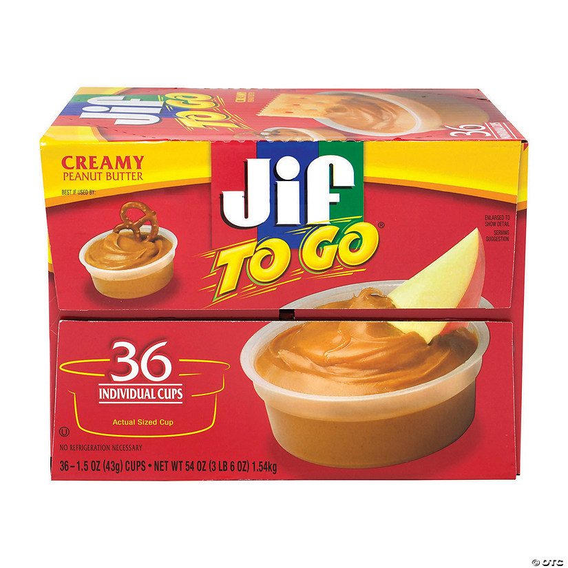 Jif To Go Peanut Butter Dipping Cups, 36 Count Image