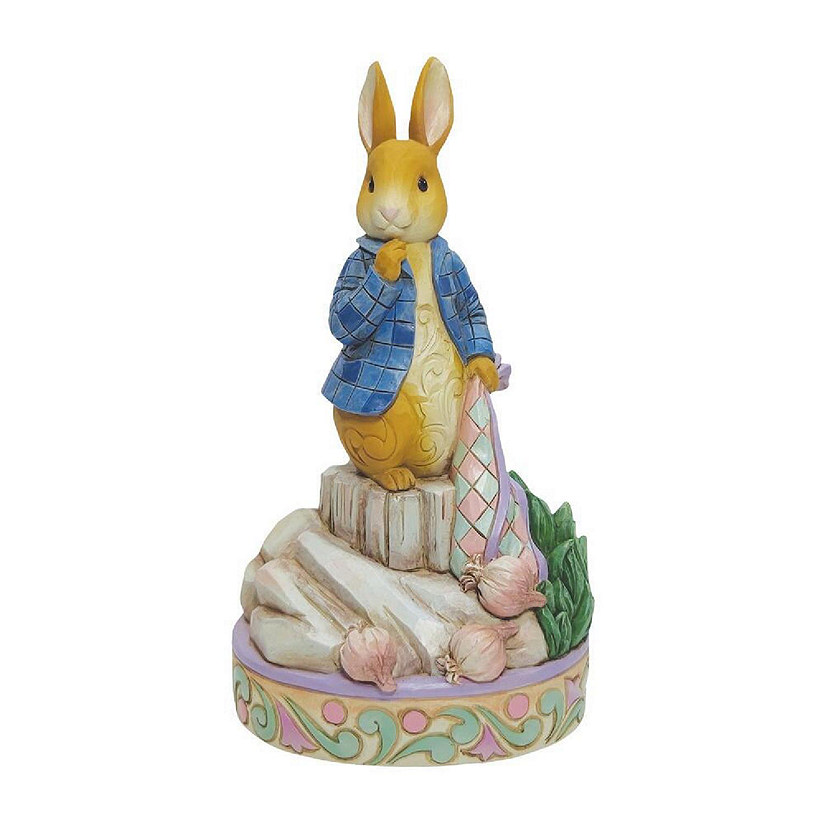 Jim Shore Beatrix Potter Peter Rabbit with Onions Figurine 6010687 Image