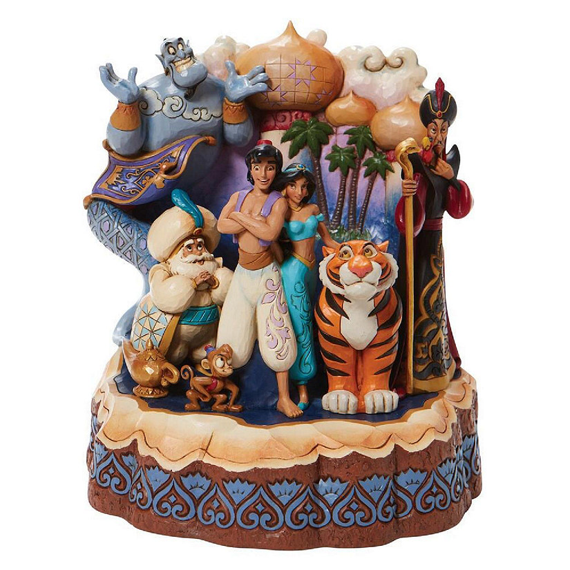 Jim Shore Disney Traditions Carved by Heart Aladdin Figurine 6008999 Image