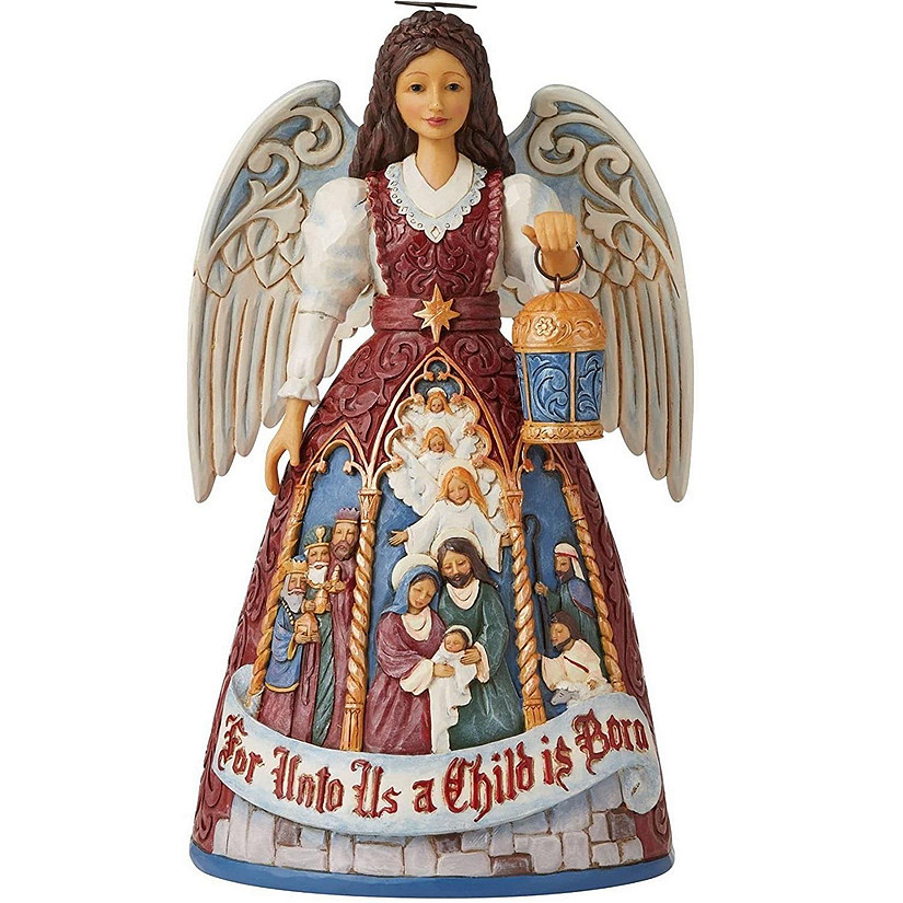 ENESCO Victorian Holy Family ＆ Angel 6004185 オブジェ、置き物