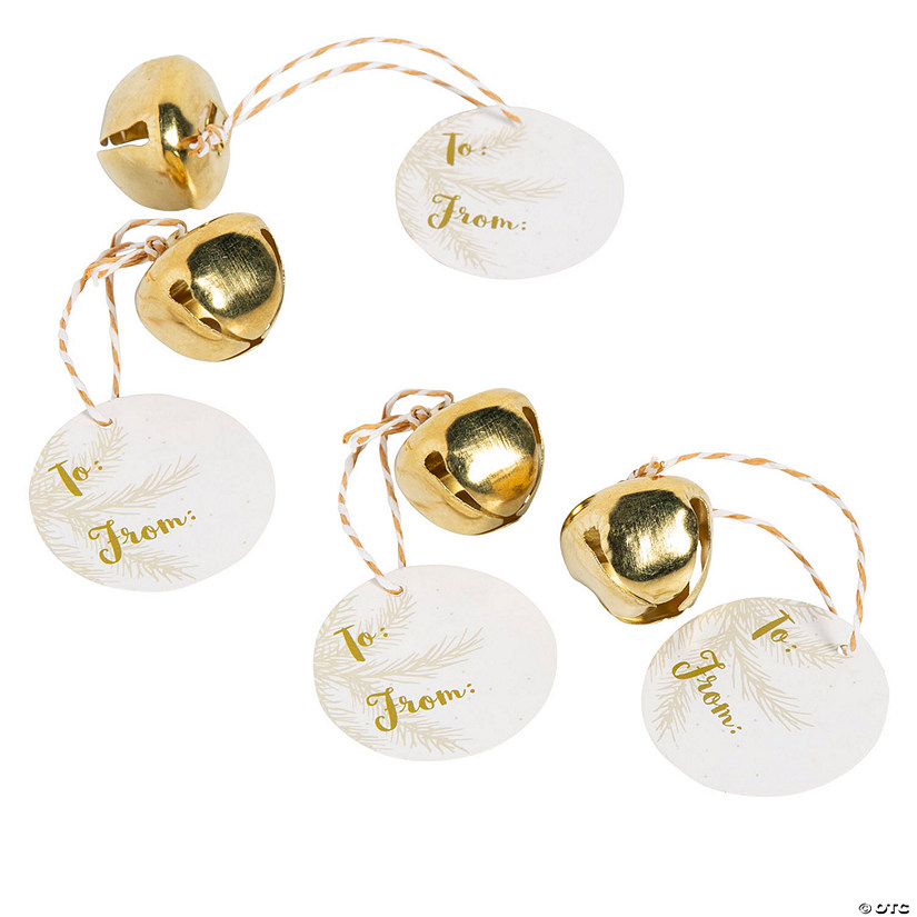 Jingle Bell Gift Tags 24 Pc. Oriental Trading