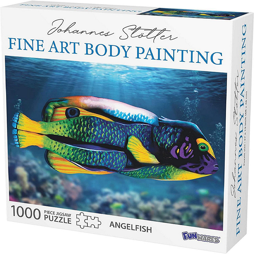 Johannes Stotter Angel Fish Body Art 1000 Piece Jigsaw Puzzle Image