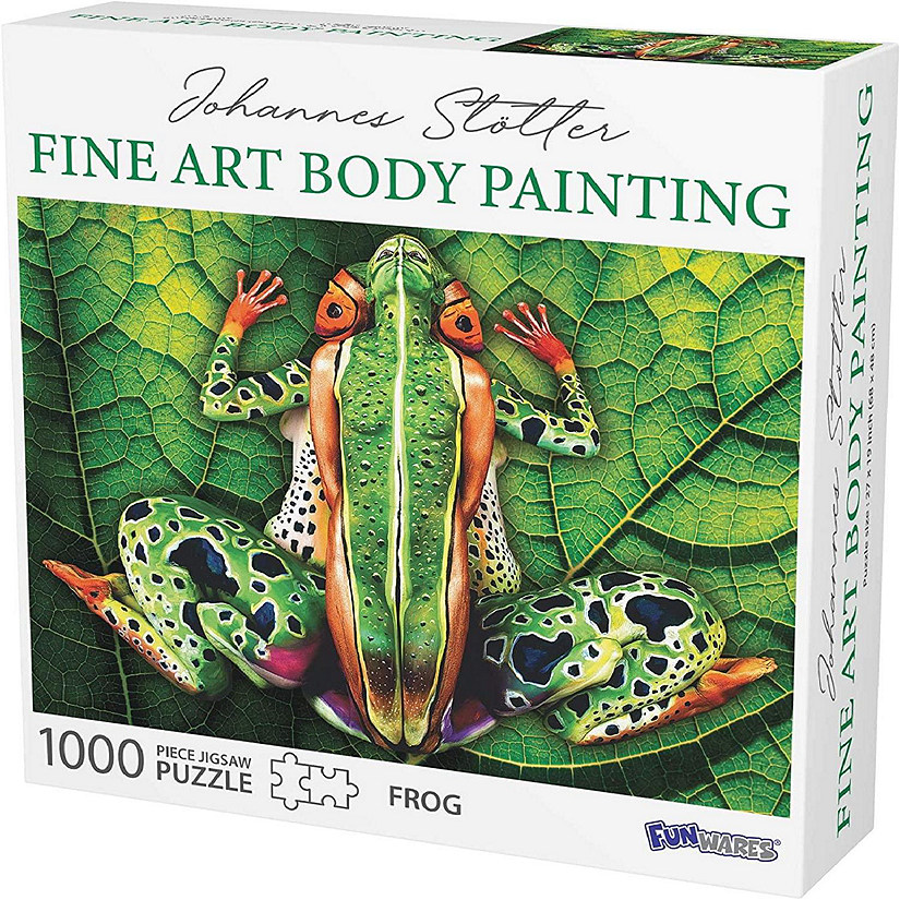 Johannes Stotter Frog Body Art 1000 Piece Jigsaw Puzzle Image